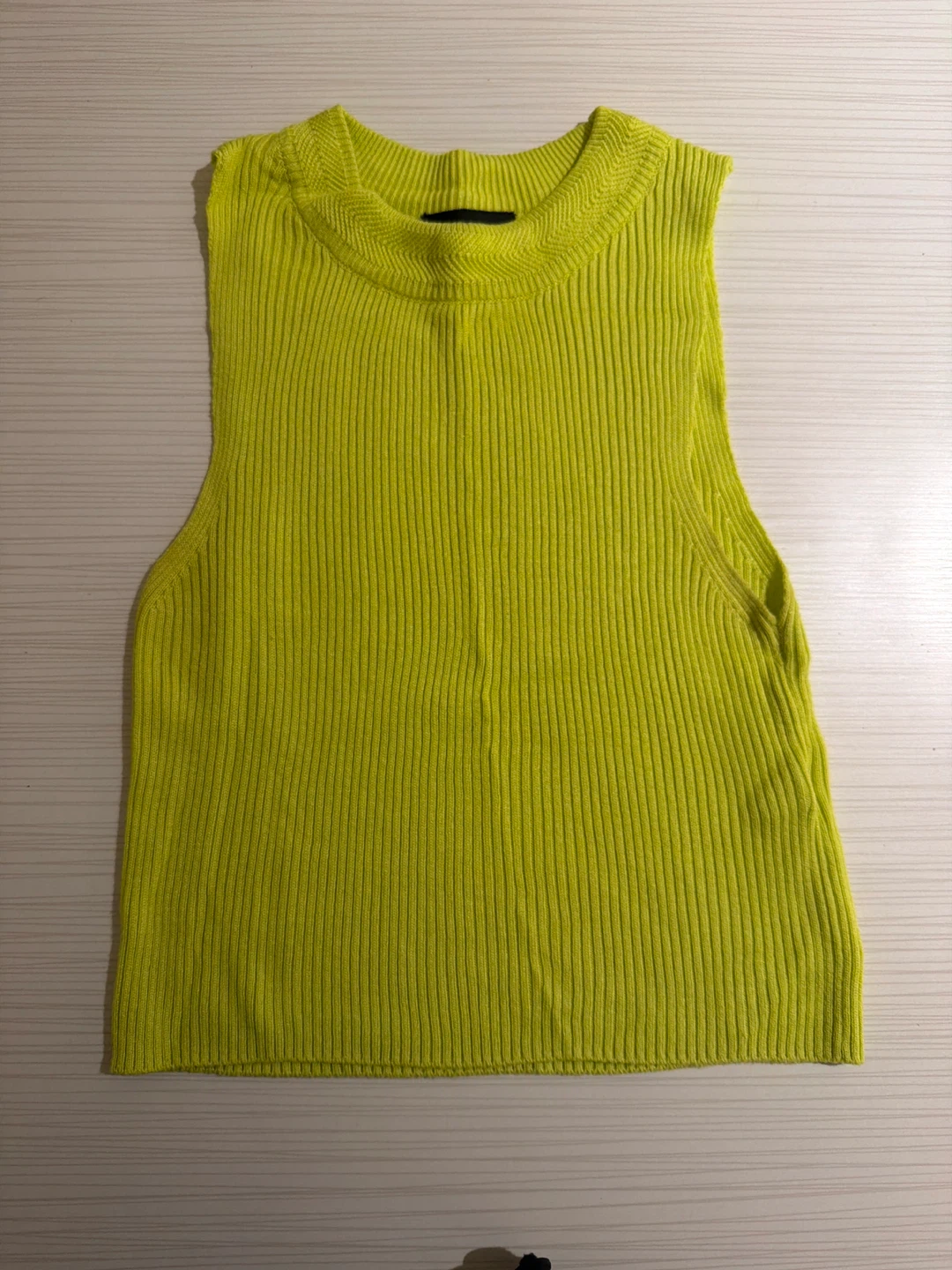 Topshop Ribbed Sleeveless Top