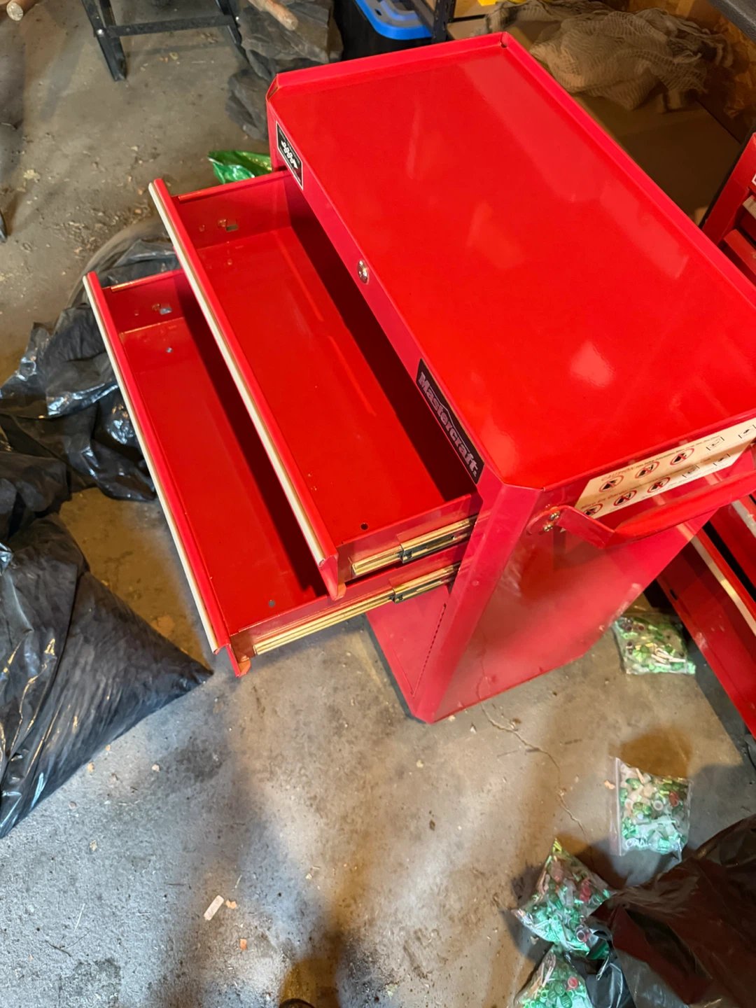 Mastercraft Red Rolling Tool Chest Cabinet - photo 4