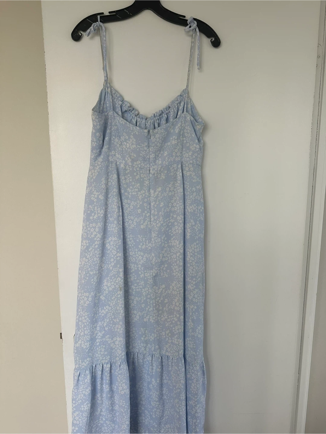 Park & Fifth Light Blue Floral Midi Dress - photo 2