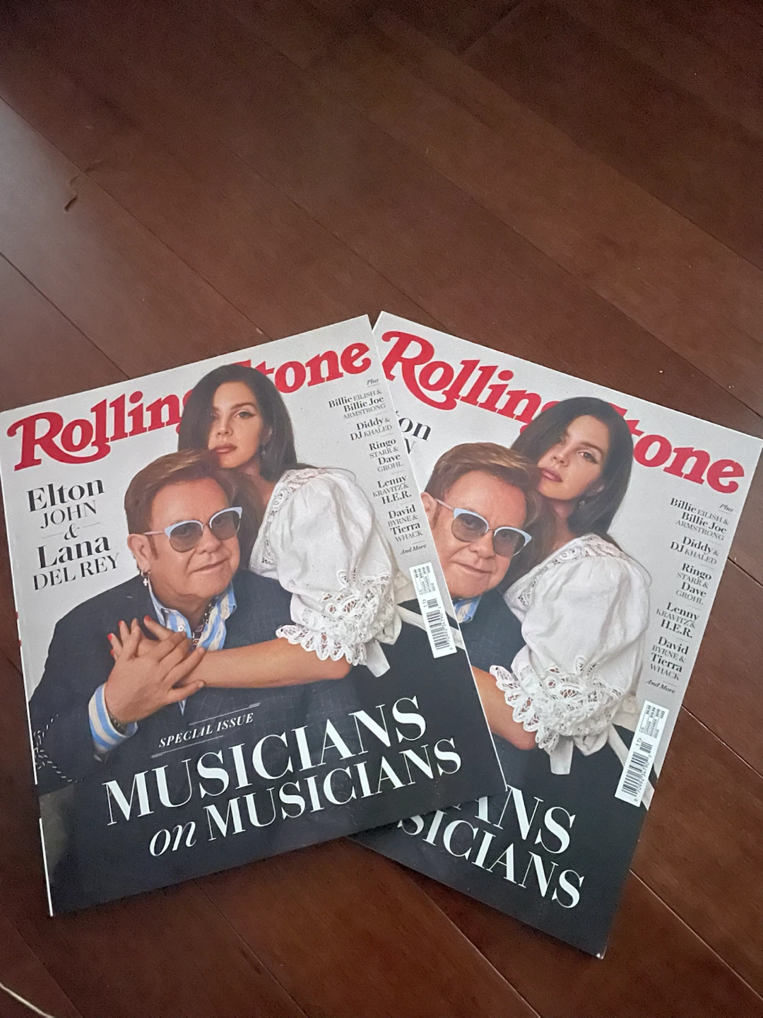 Set of 2 Rolling Stone Magazine 2019 Lana Del Rey & Elton John
