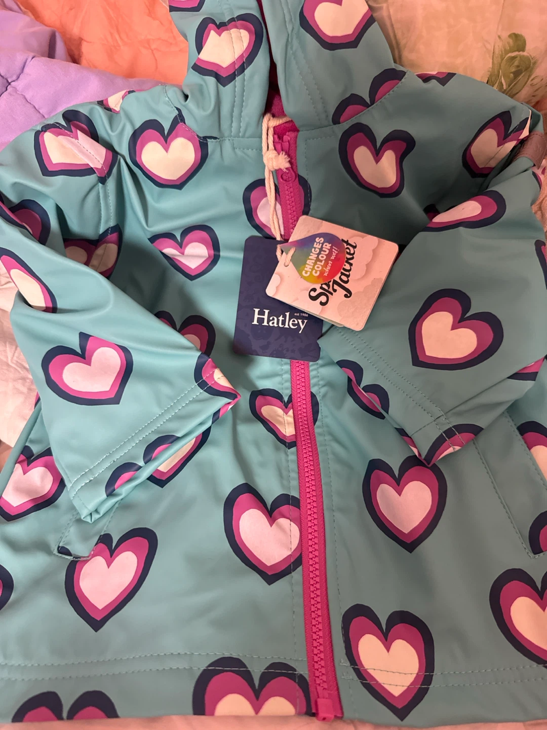 Hatley Girls' Rain Jacket 2T