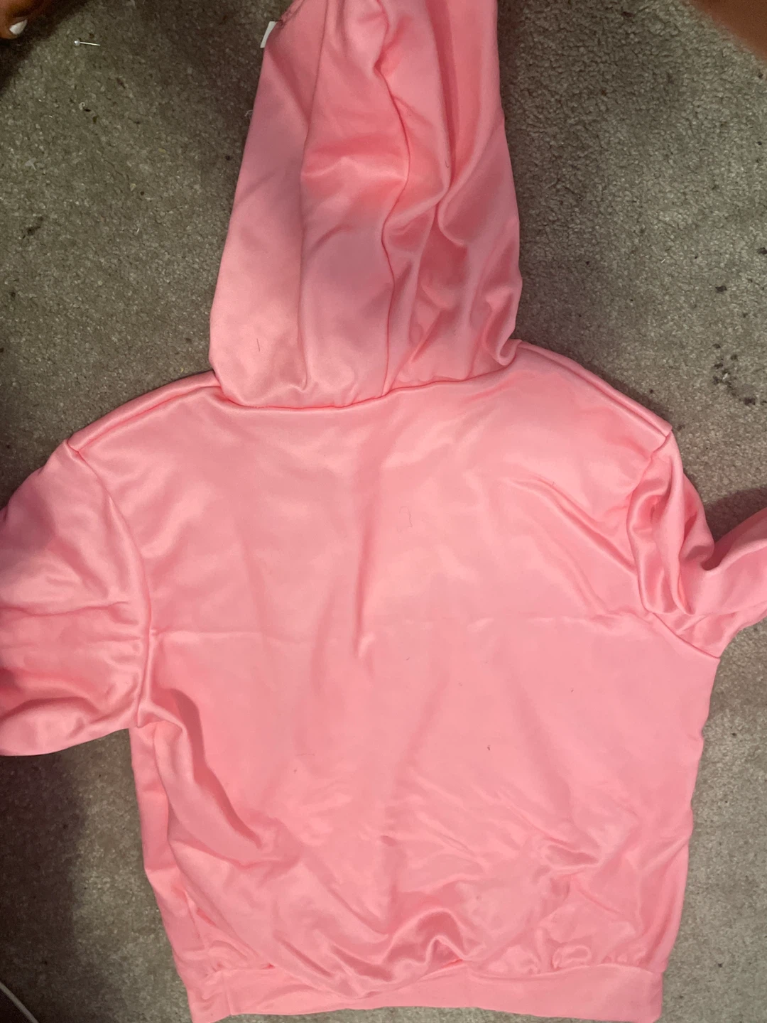 Pink Hoodie with "67" Donut Baseball Graphic - photo 4