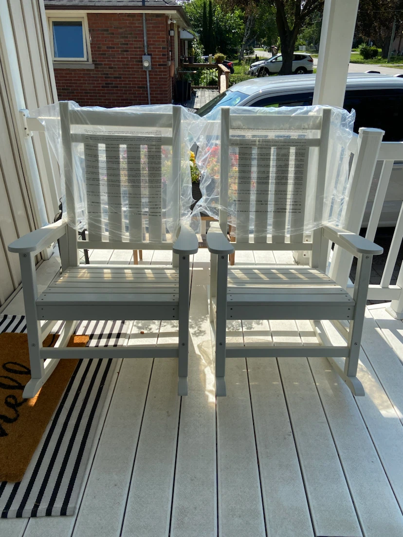 New HDPE All-Weather Outdoor Rocking Chairs