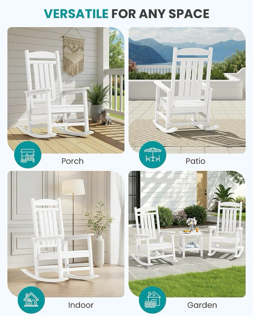 New HDPE All-Weather Outdoor Rocking Chairs - photo 5