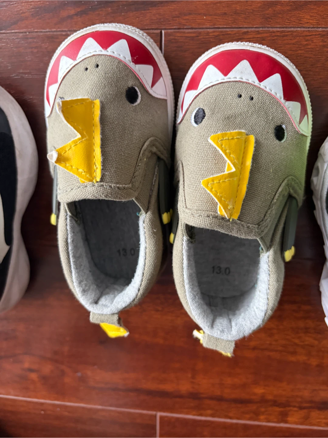 Bundle of 3 Pairs Kids Shoes - Shark, Skechers, Black Sneakers - photo 3