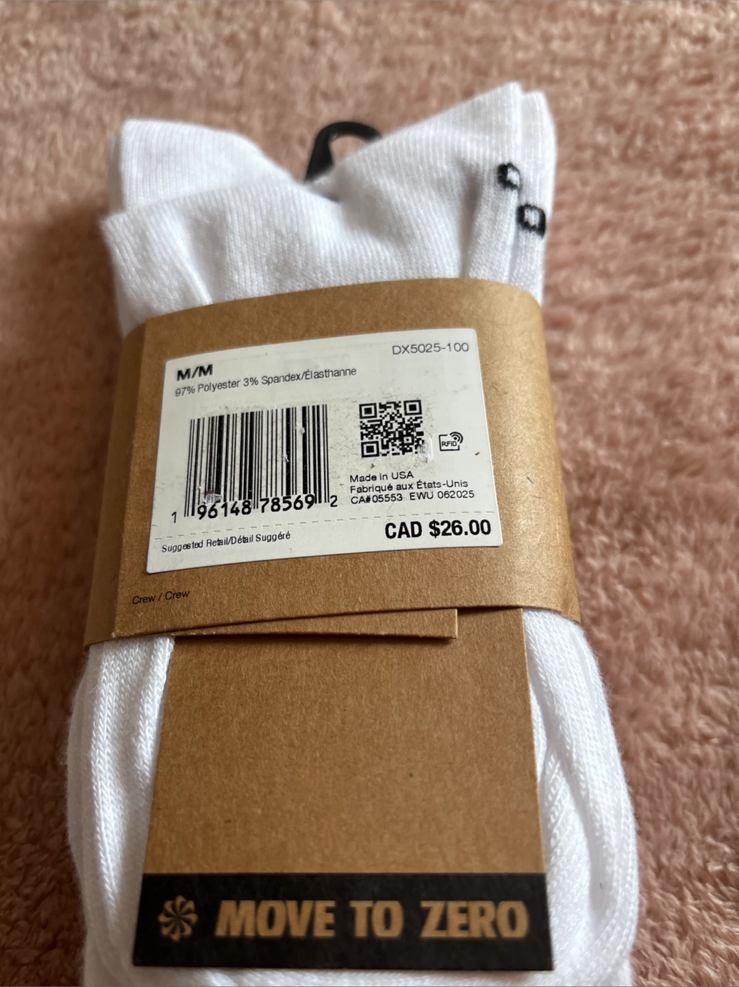 Nike Everyday Essential Crew Socks - White - photo 2