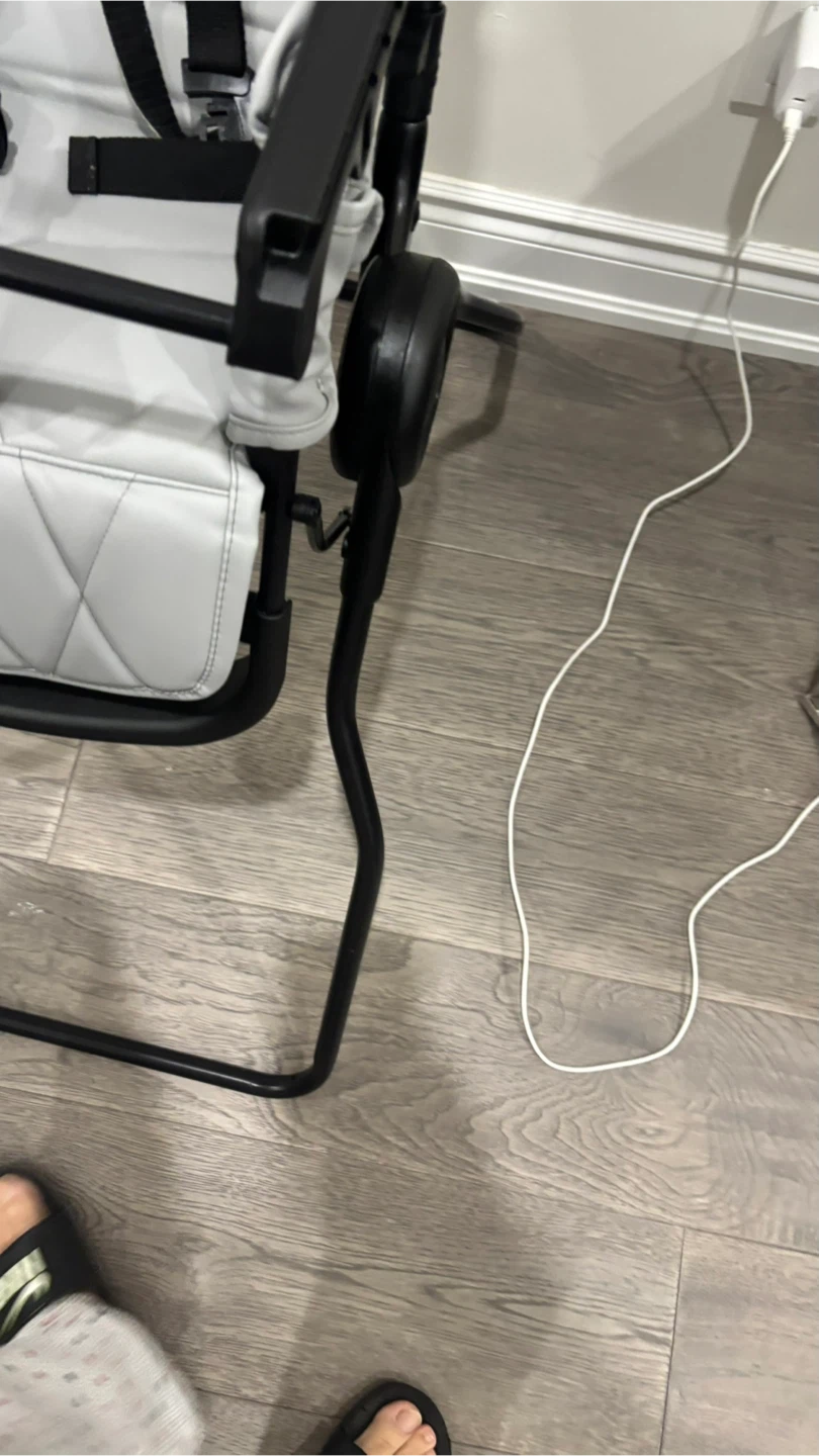 Grey High Chair with Tray
