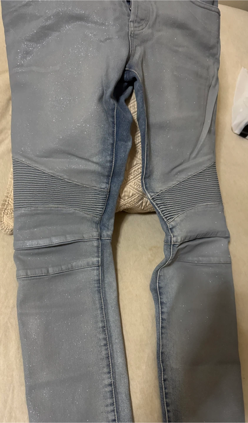 Balmain Wax Glitter Jeans - photo 3