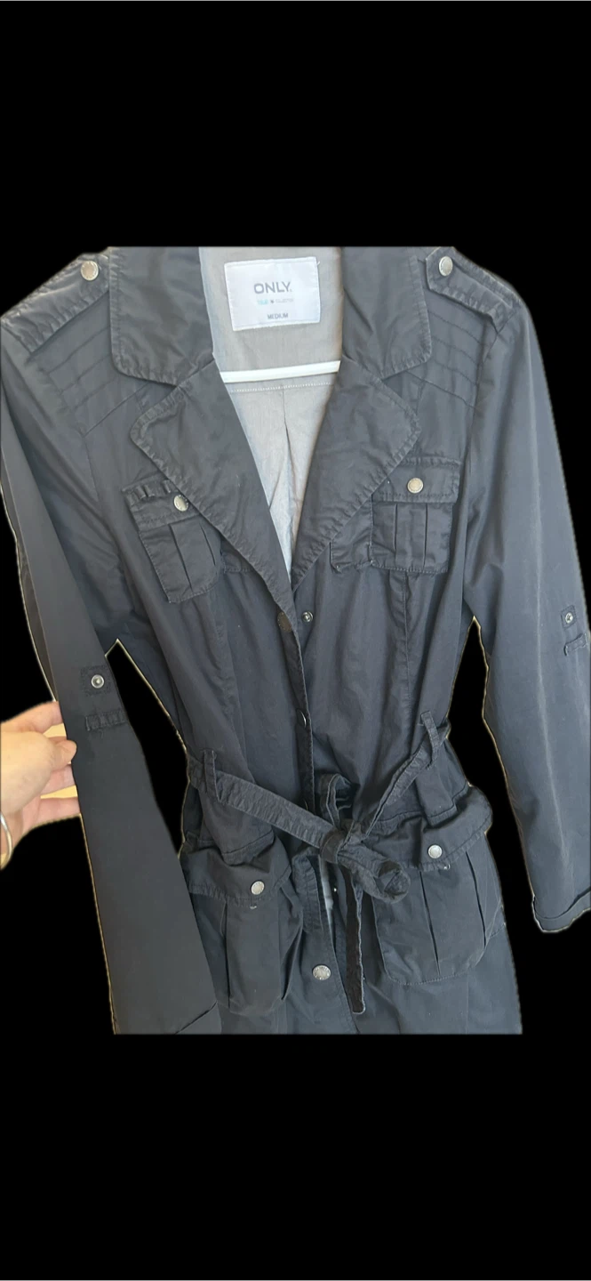 ONLY black belted utility jacket