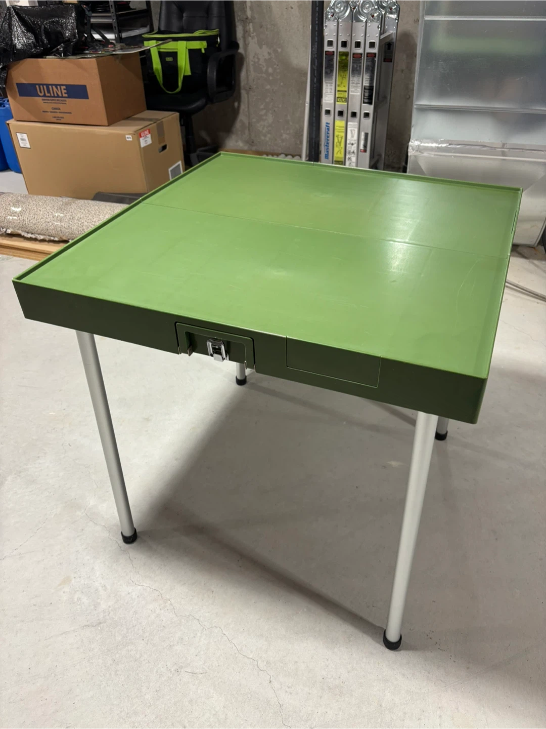 Folding Mahjong Table with Drawer