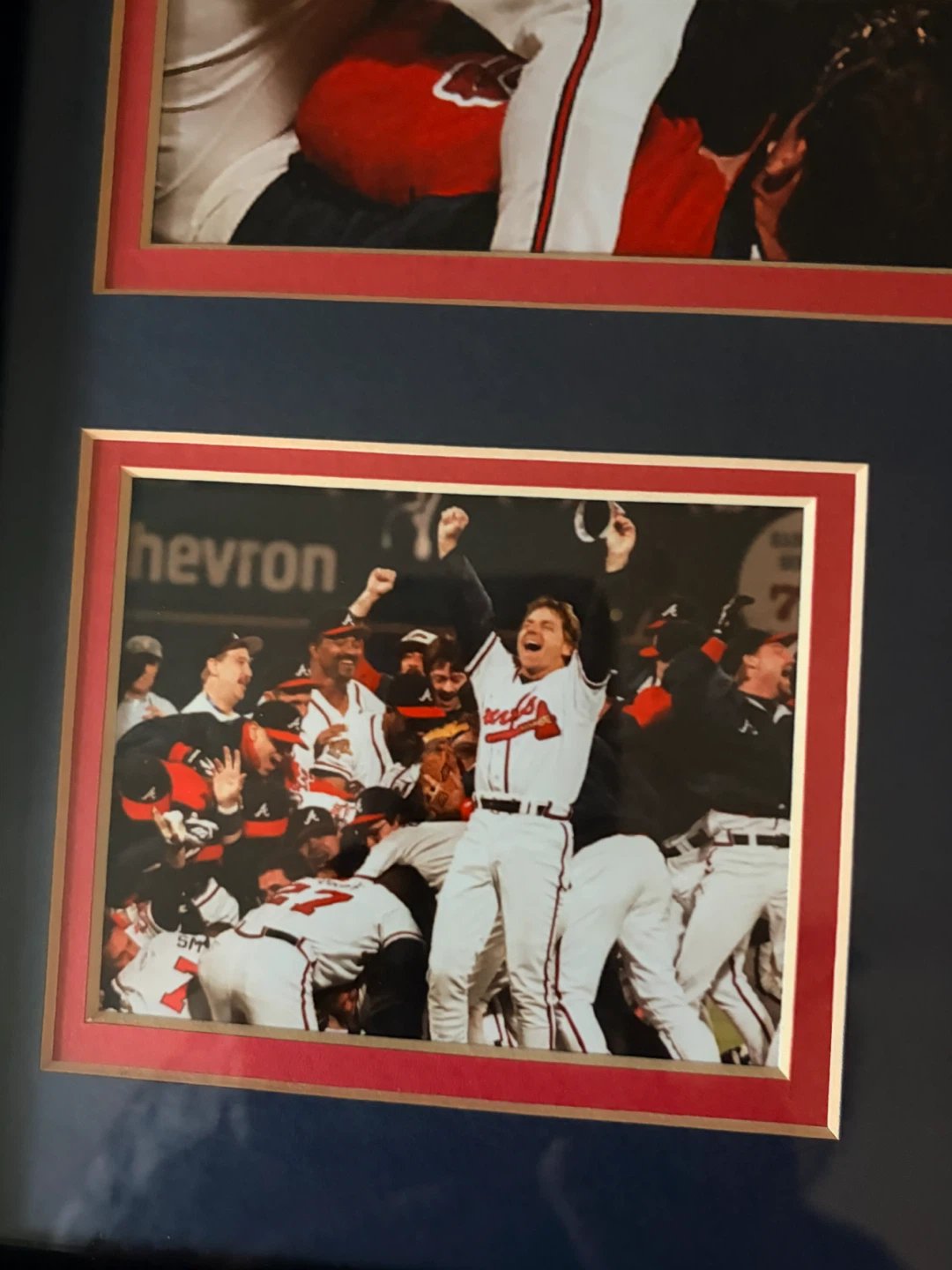 Atlanta Braves 1995 World Series Champions Framed Photo Collage - photo 2