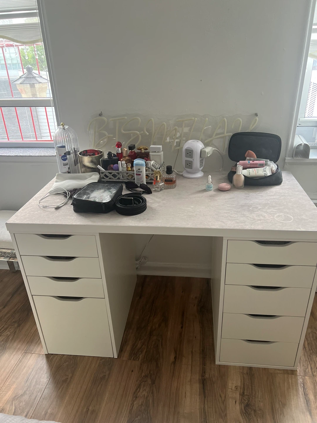 IKEA Alex 5 Drawer Desk