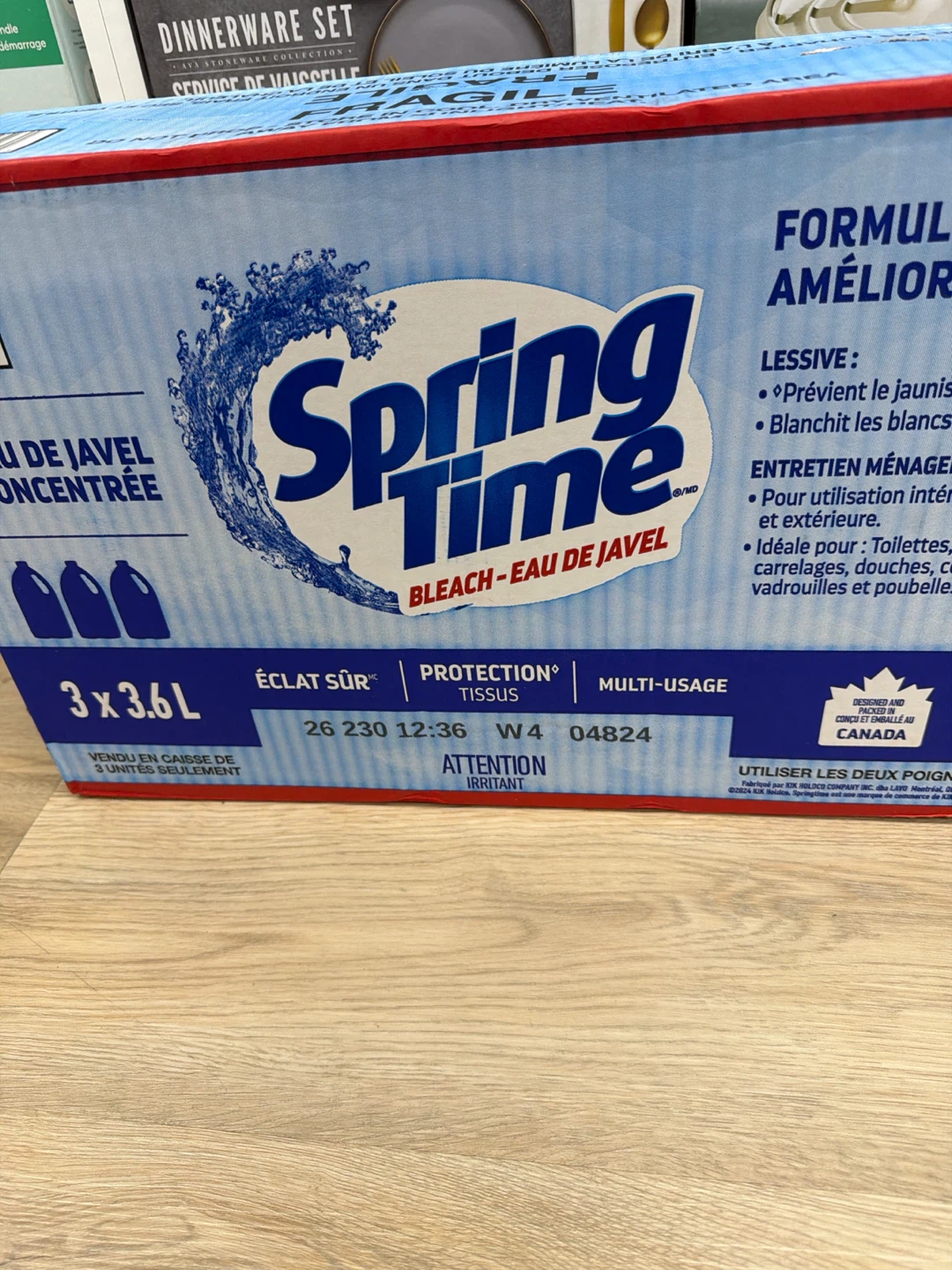 Spring Time Concentrated Bleach - 3 x 3.6L