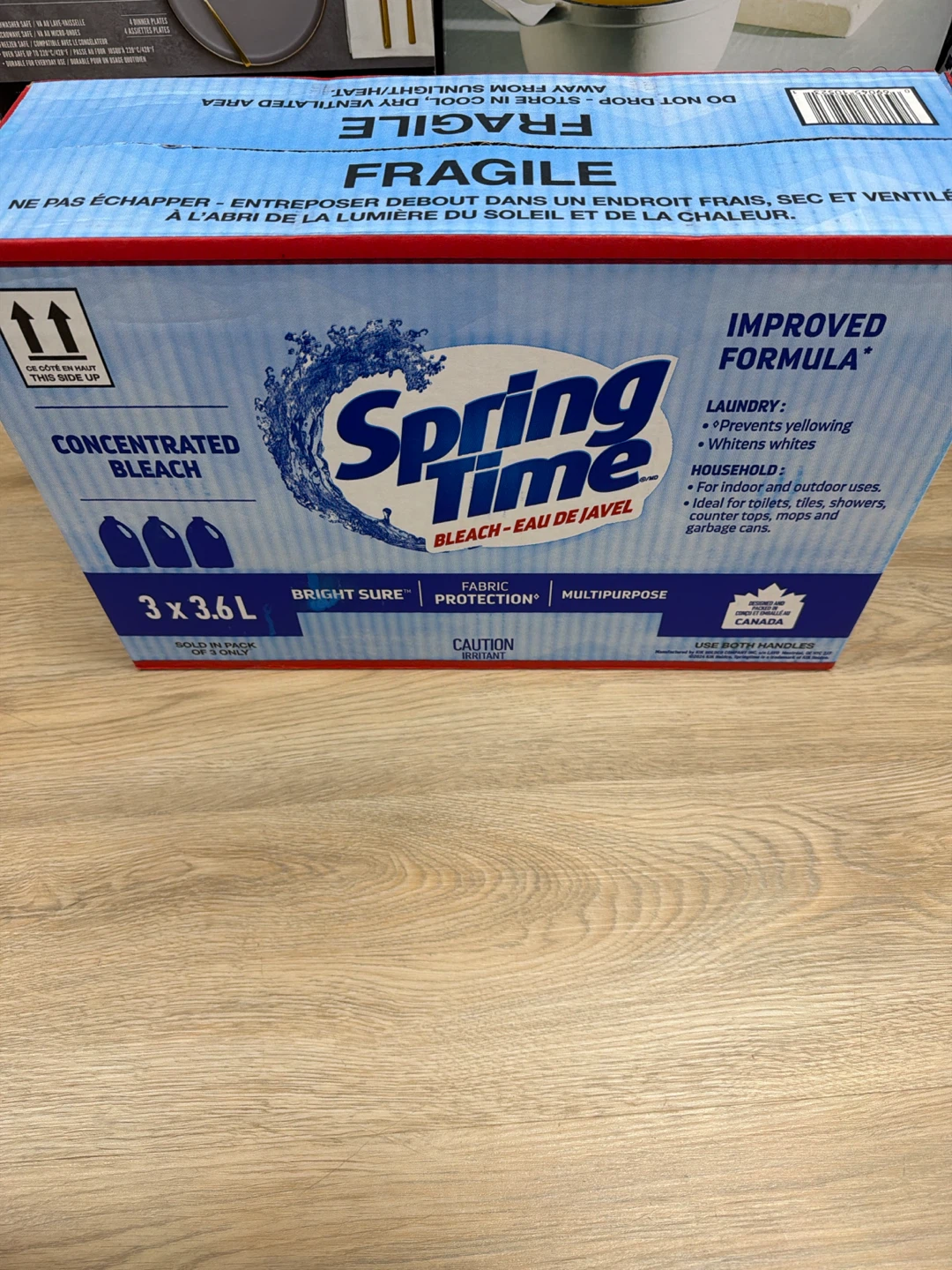 Spring Time Concentrated Bleach - 3 x 3.6L - photo 2