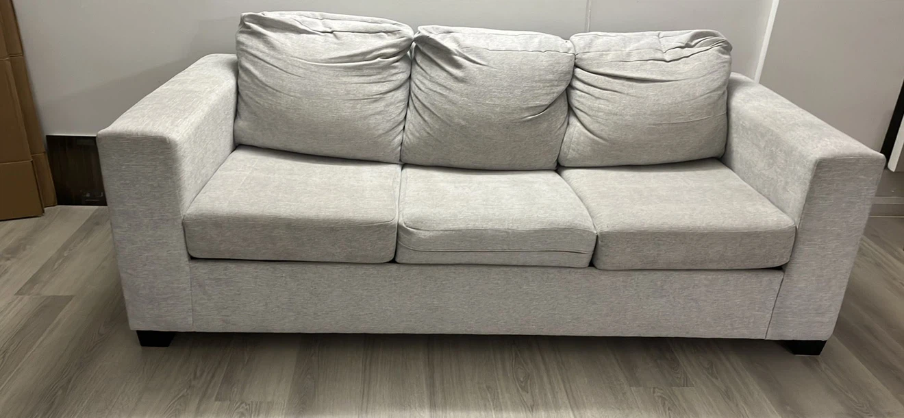 Grey Sofa Bed with Mattress - photo 2