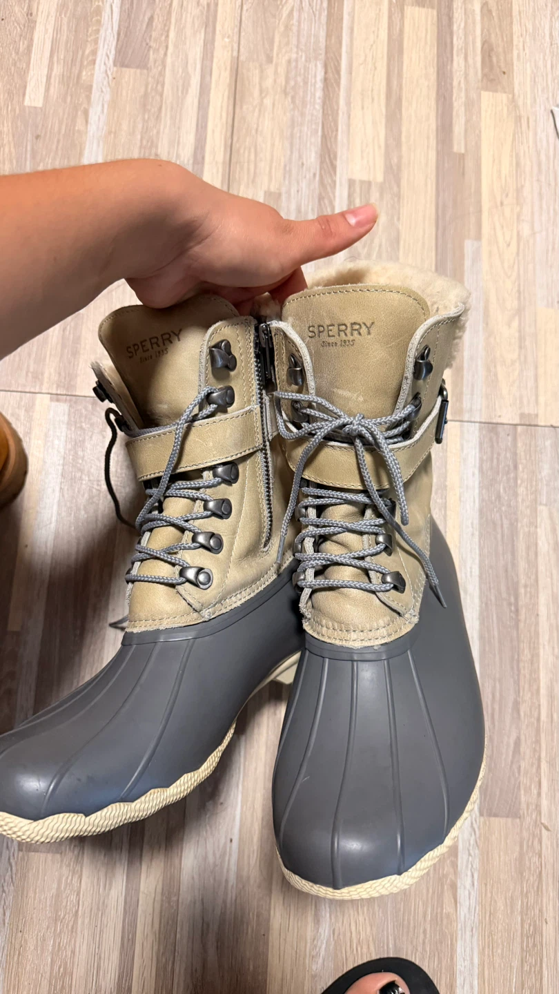 Sperry Duck Boots - Tan/Gray - photo 2