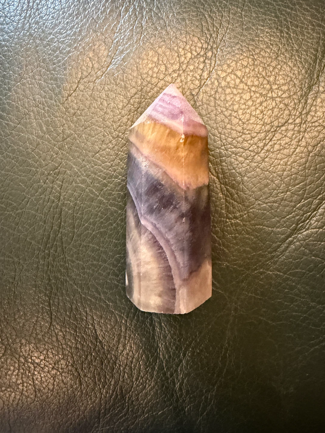 Polished Fluorite Crystal Point - photo 2