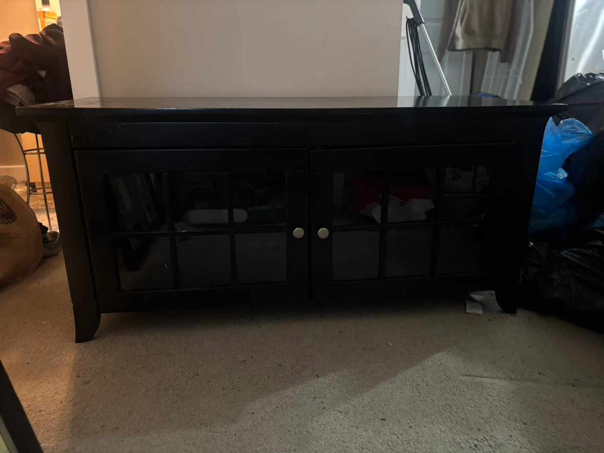 Techcraft TV Stand with Glass Doors