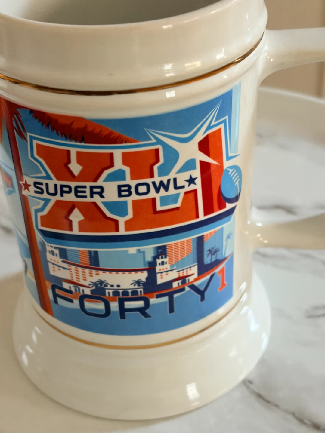Super Bowl XL Souvenir Mug