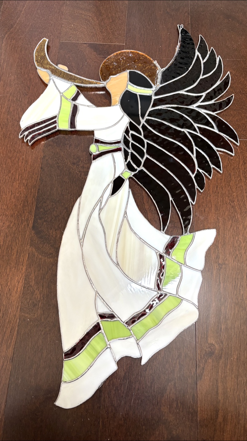 Stained Glass Angel Suncatcher - photo 5