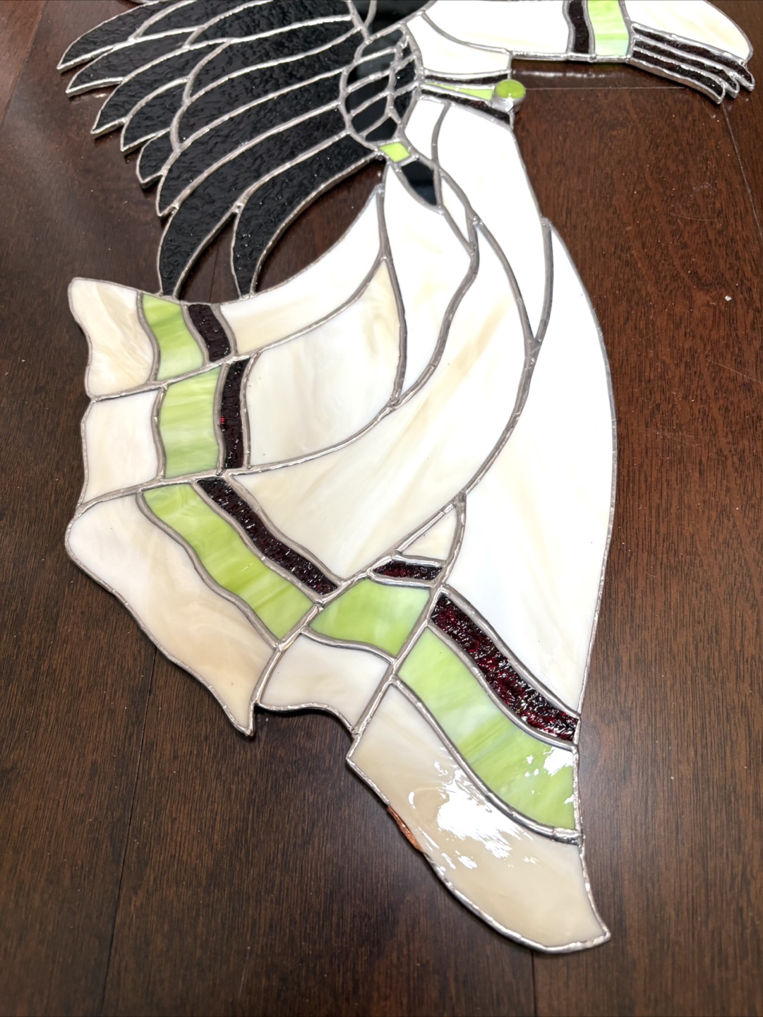 Stained Glass Angel Suncatcher - photo 2