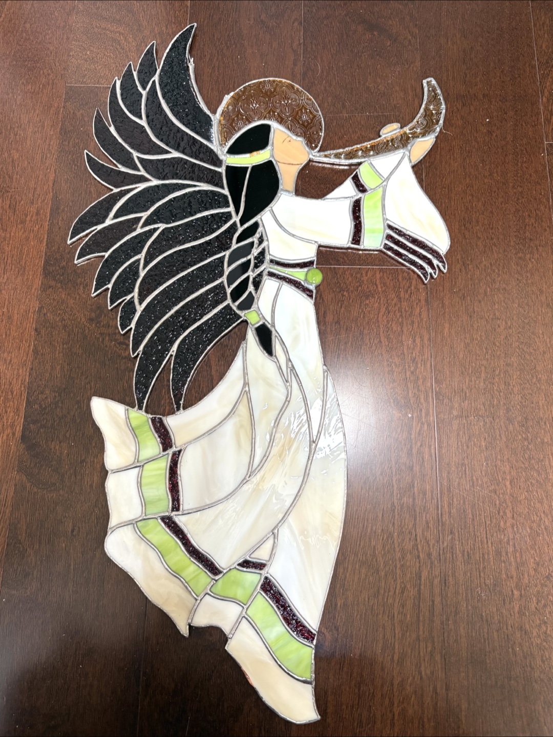 Stained Glass Angel Suncatcher