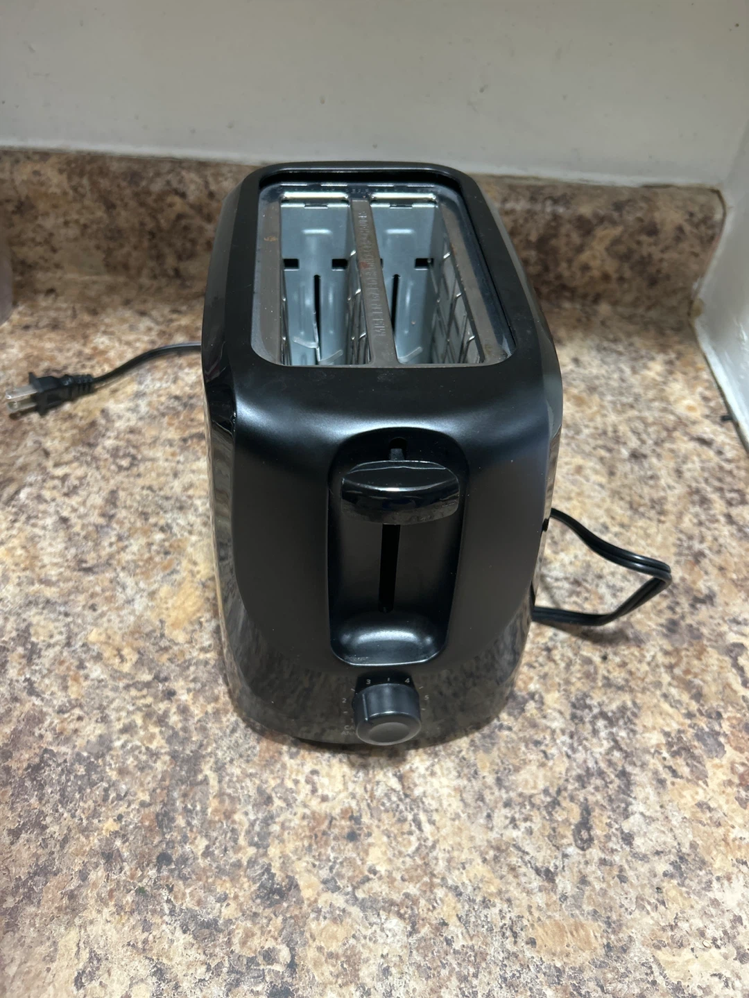Black 2-Slice Toaster