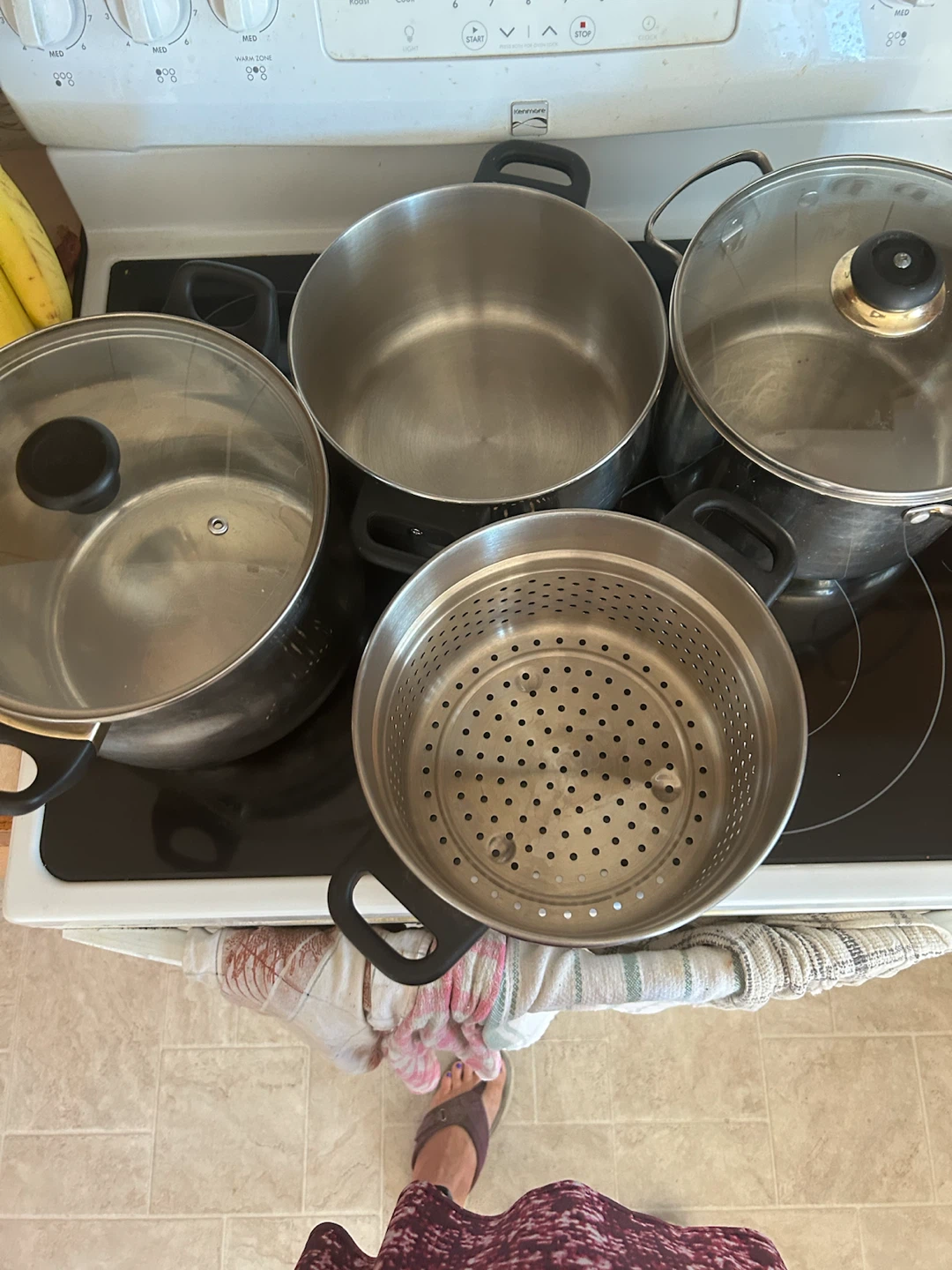 Stainless Steel Pots and Steamer Basket - photo 2