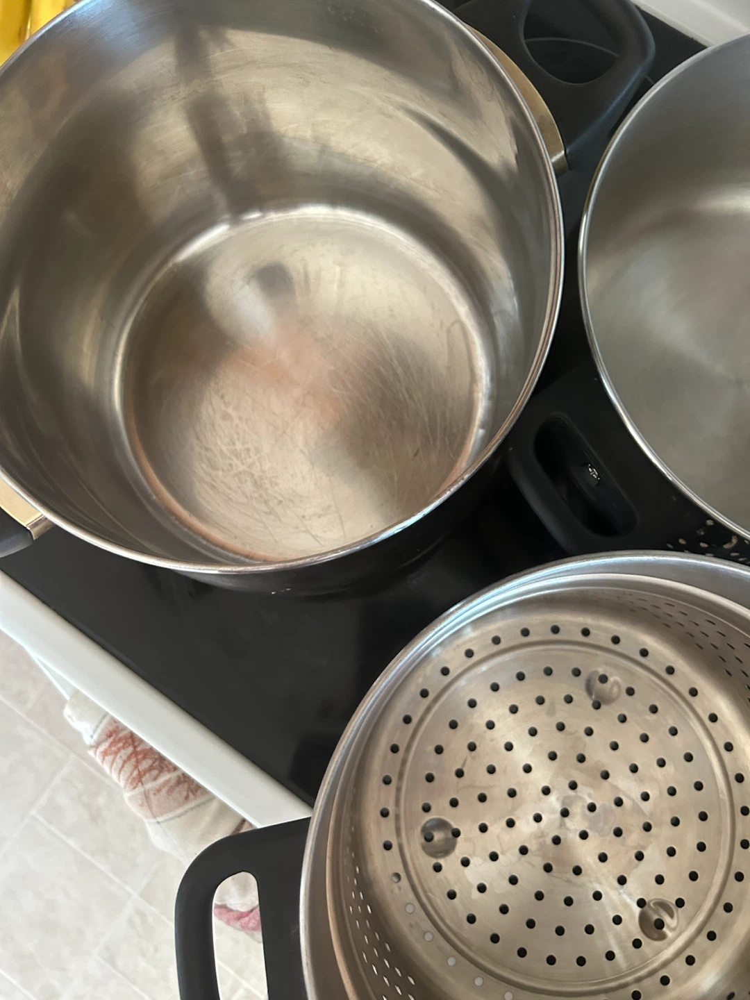 Stainless Steel Pots and Steamer Basket - photo 4