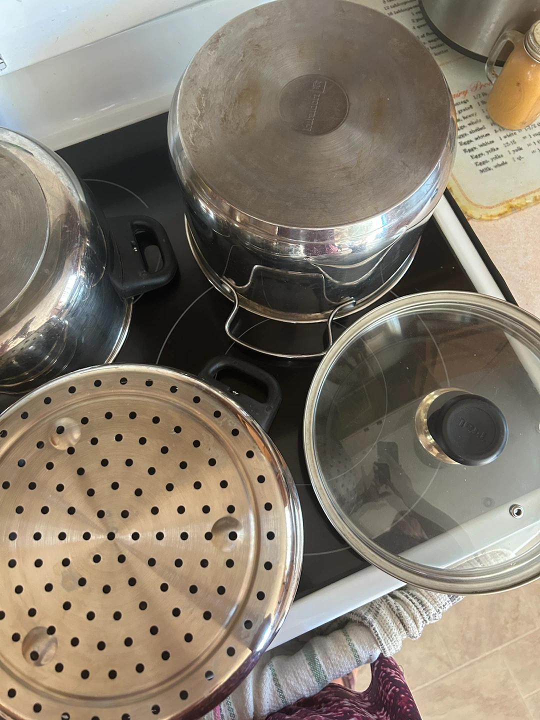 Stainless Steel Pots and Steamer Basket - photo 5