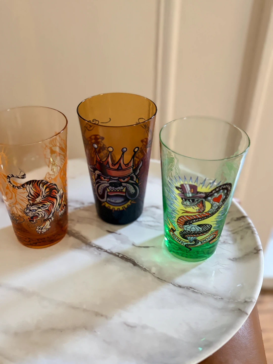 Ed Hardy Glasses Set of 3
