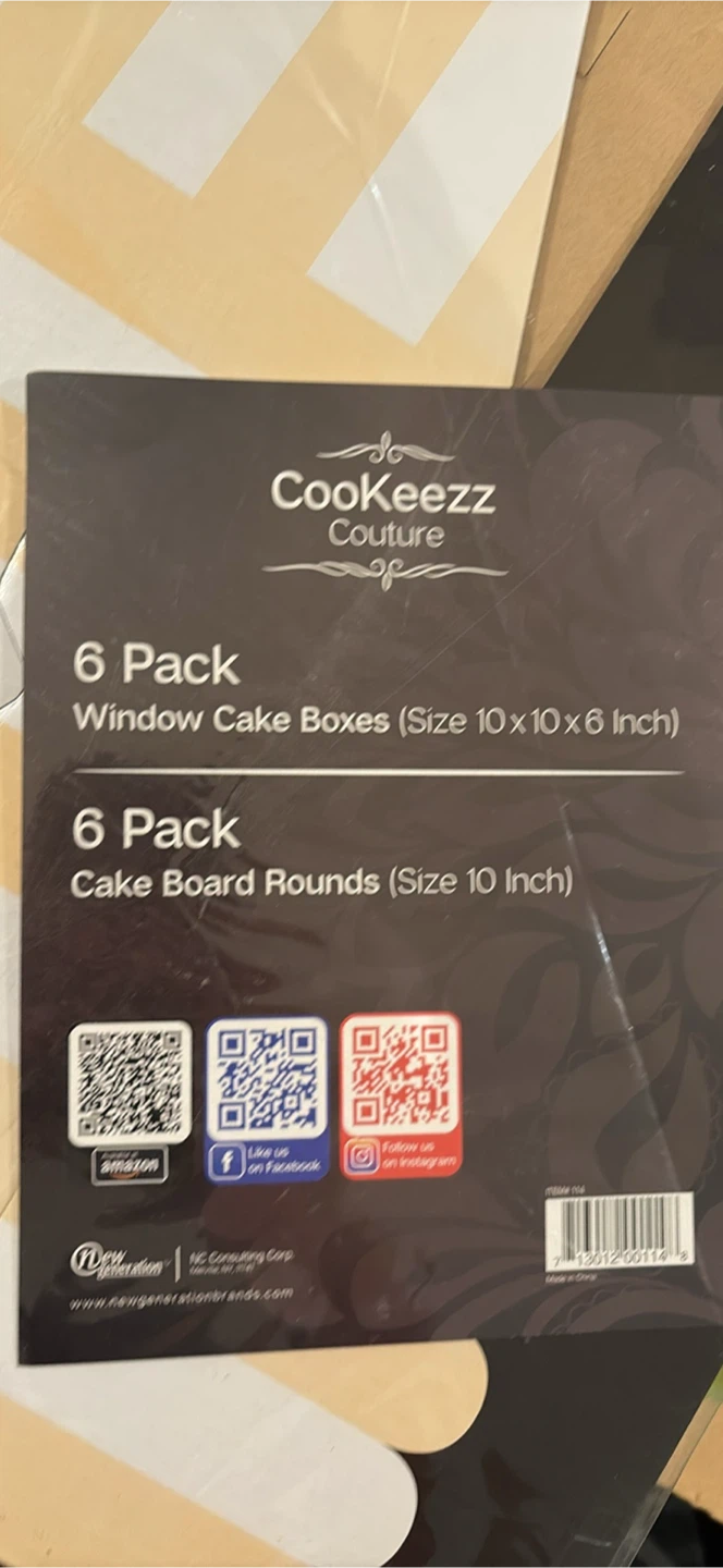 NEW 6 Cake Boxes & Rounds - photo 2