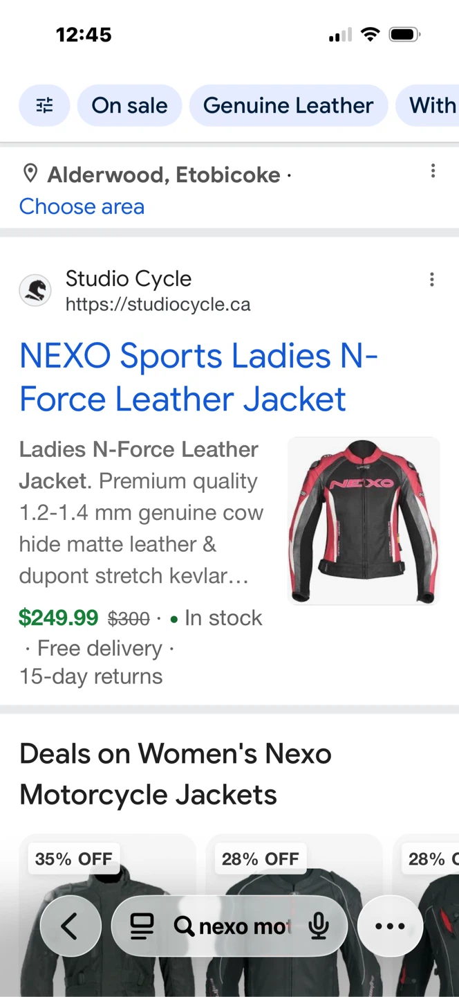 VGUC Nexo Sz 14 Motorcycle Jacket - photo 2