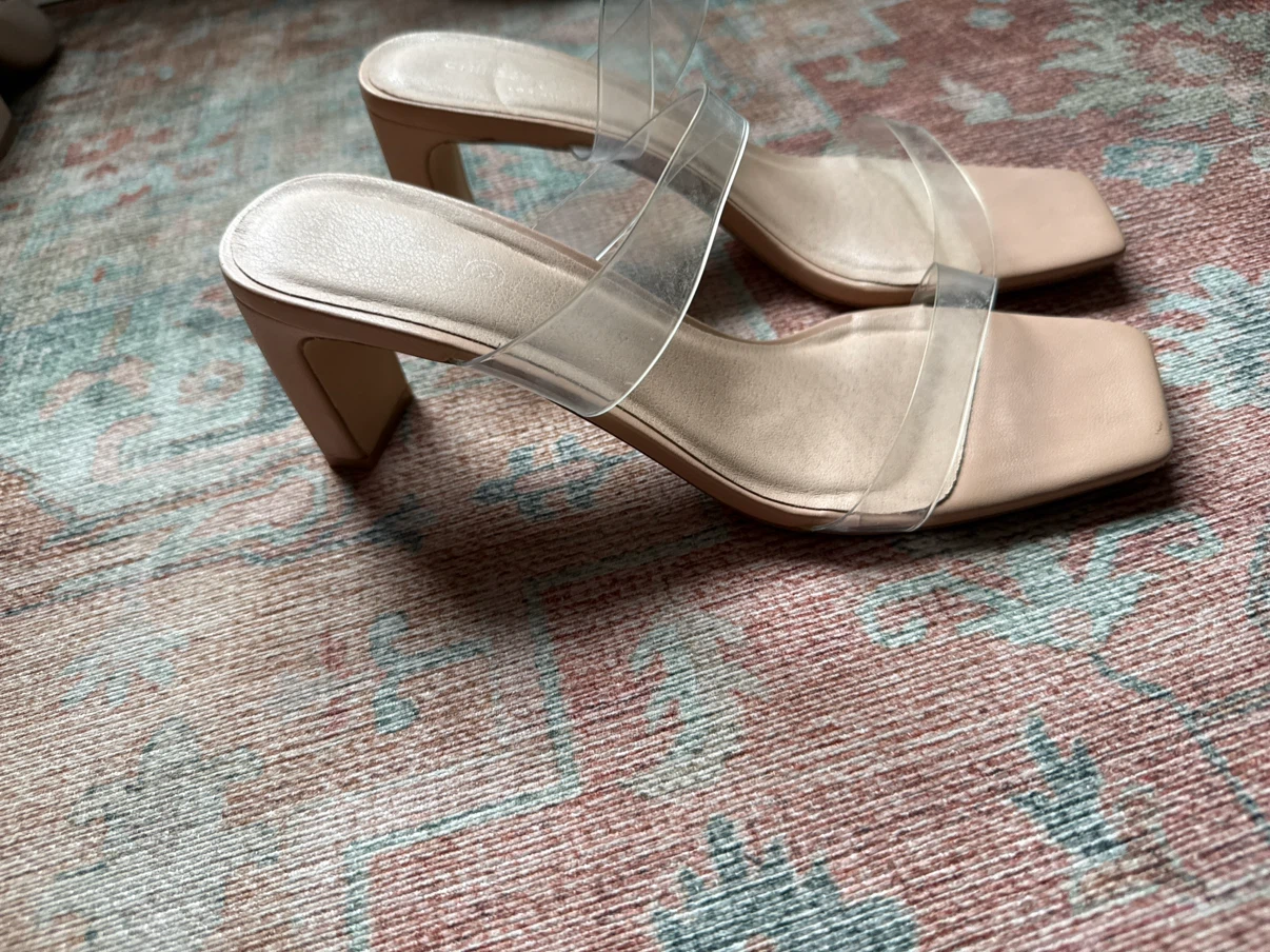 Chinese Laundry Clear Strap Block Heel Sandals - photo 2