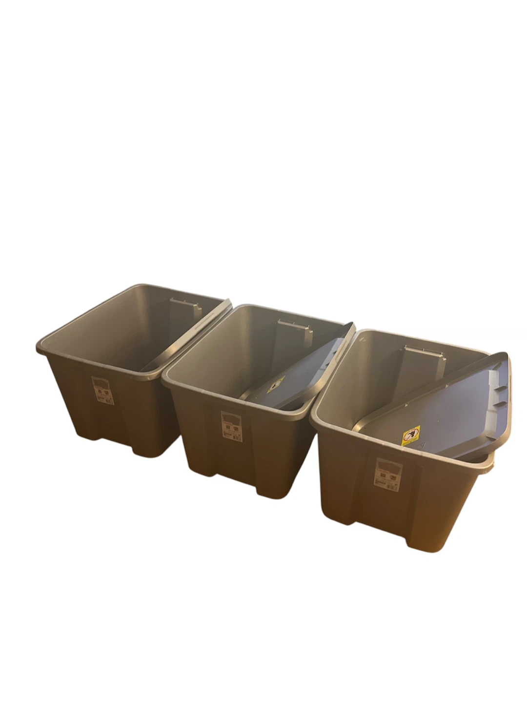 3 Sterilite 18 Gallon Storage Totes with Lids - photo 2