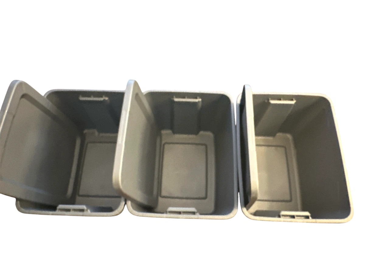 3 Sterilite 18 Gallon Storage Totes with Lids - photo 4