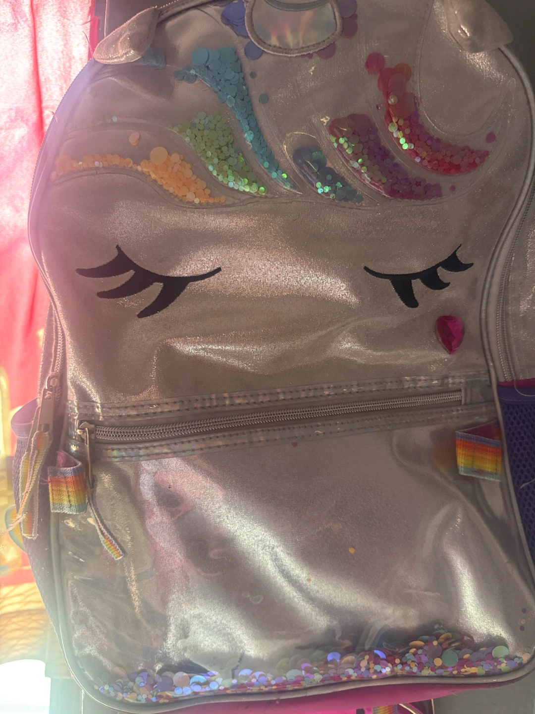 Unicorn book bag