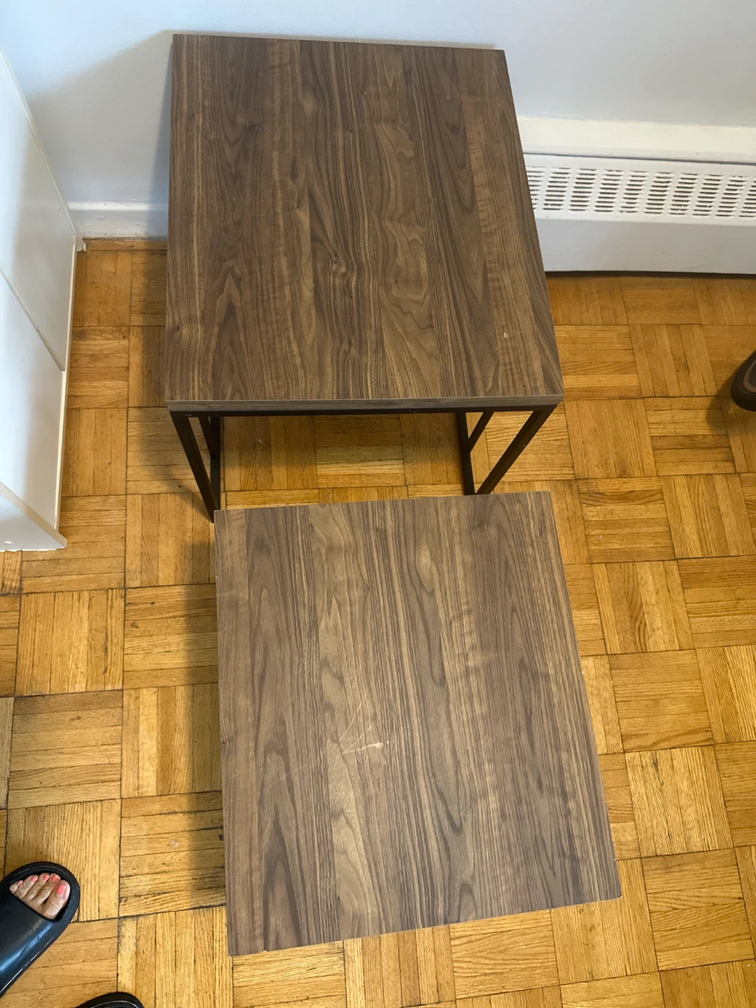 Nesting Side Tables - Walnut Finish