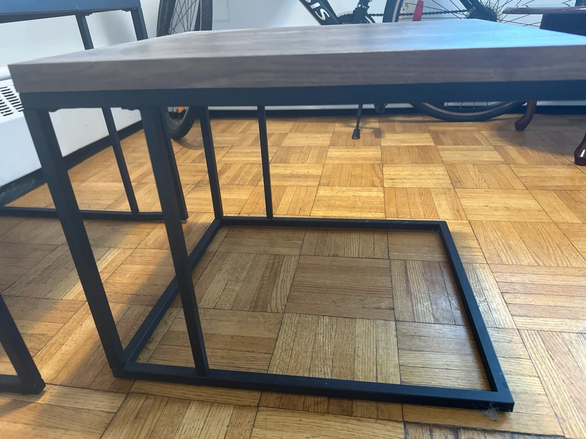 Nesting Side Tables - Walnut Finish - photo 2