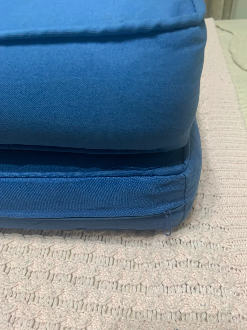 Blue Square Cushions (Set of 2) - photo 3