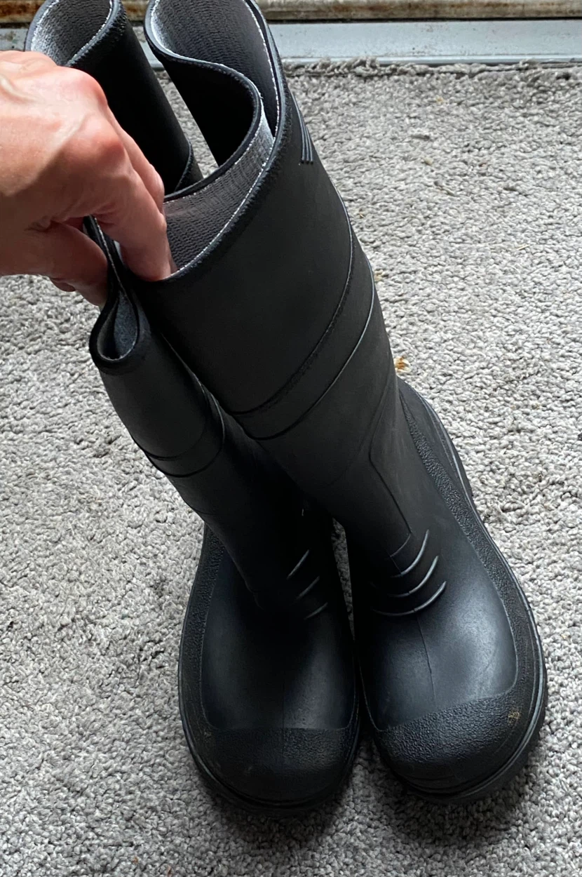 Black Rain Boots