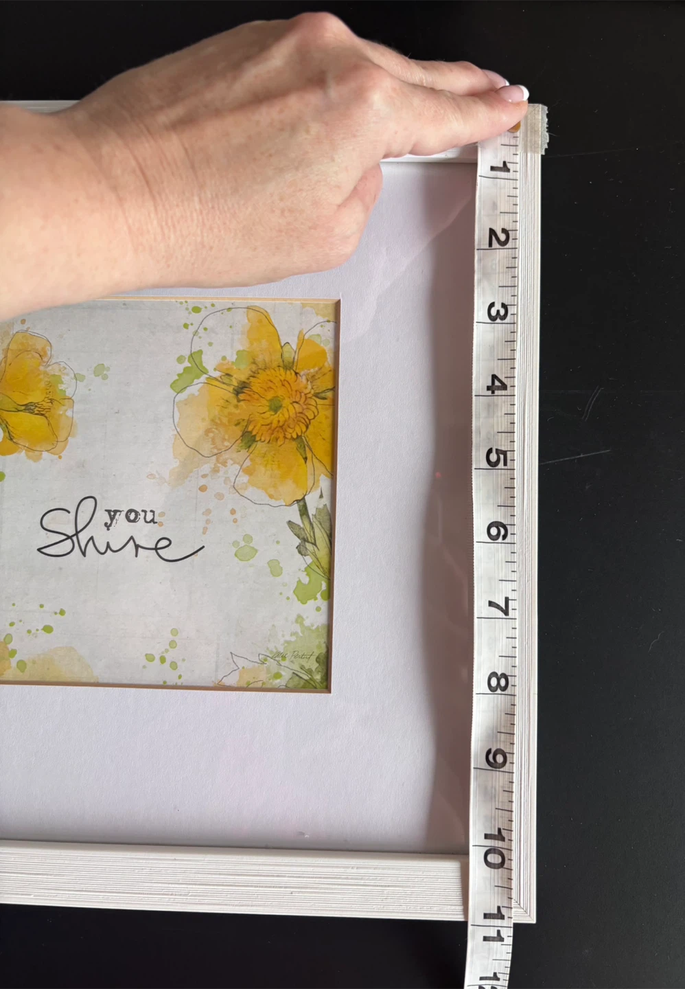 Set of 2 "You Shine" & "Be Inspired" Framed Prints - photo 5