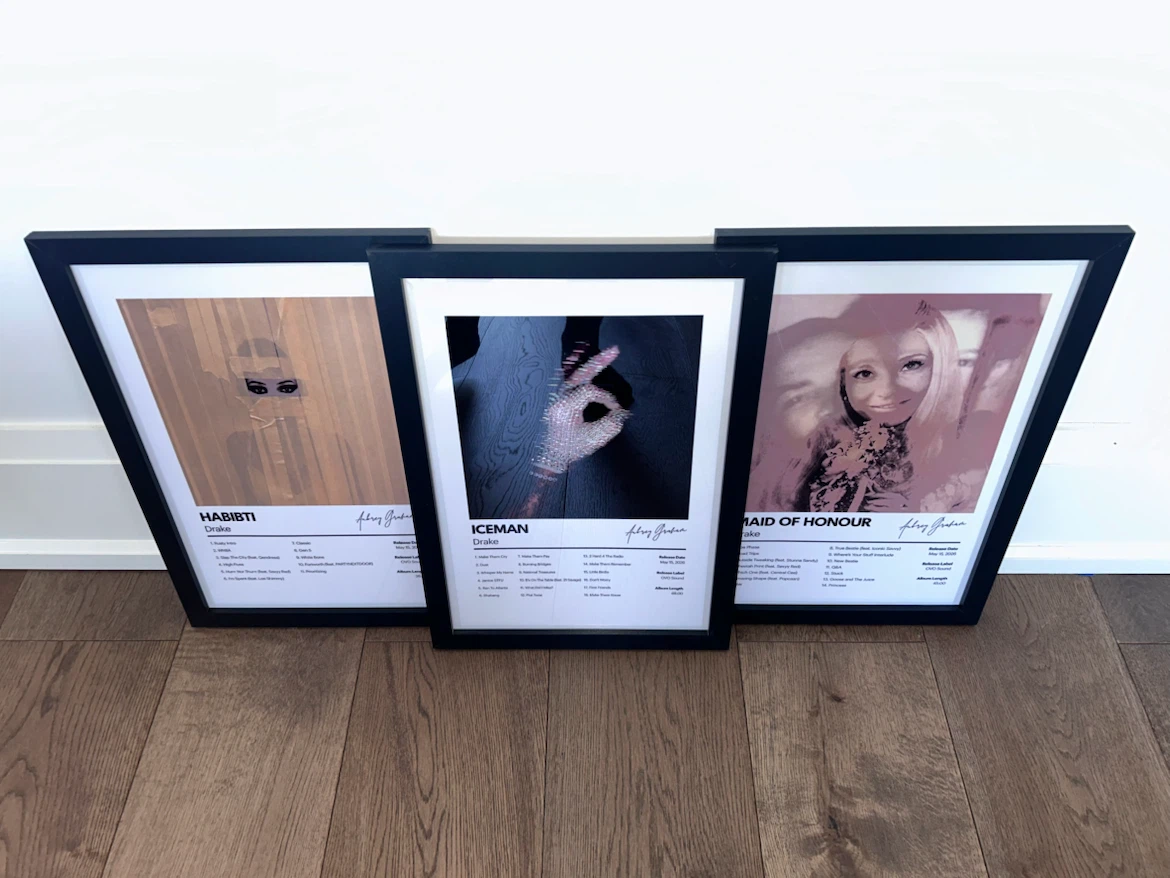 New Drake Album’s Framed Posters