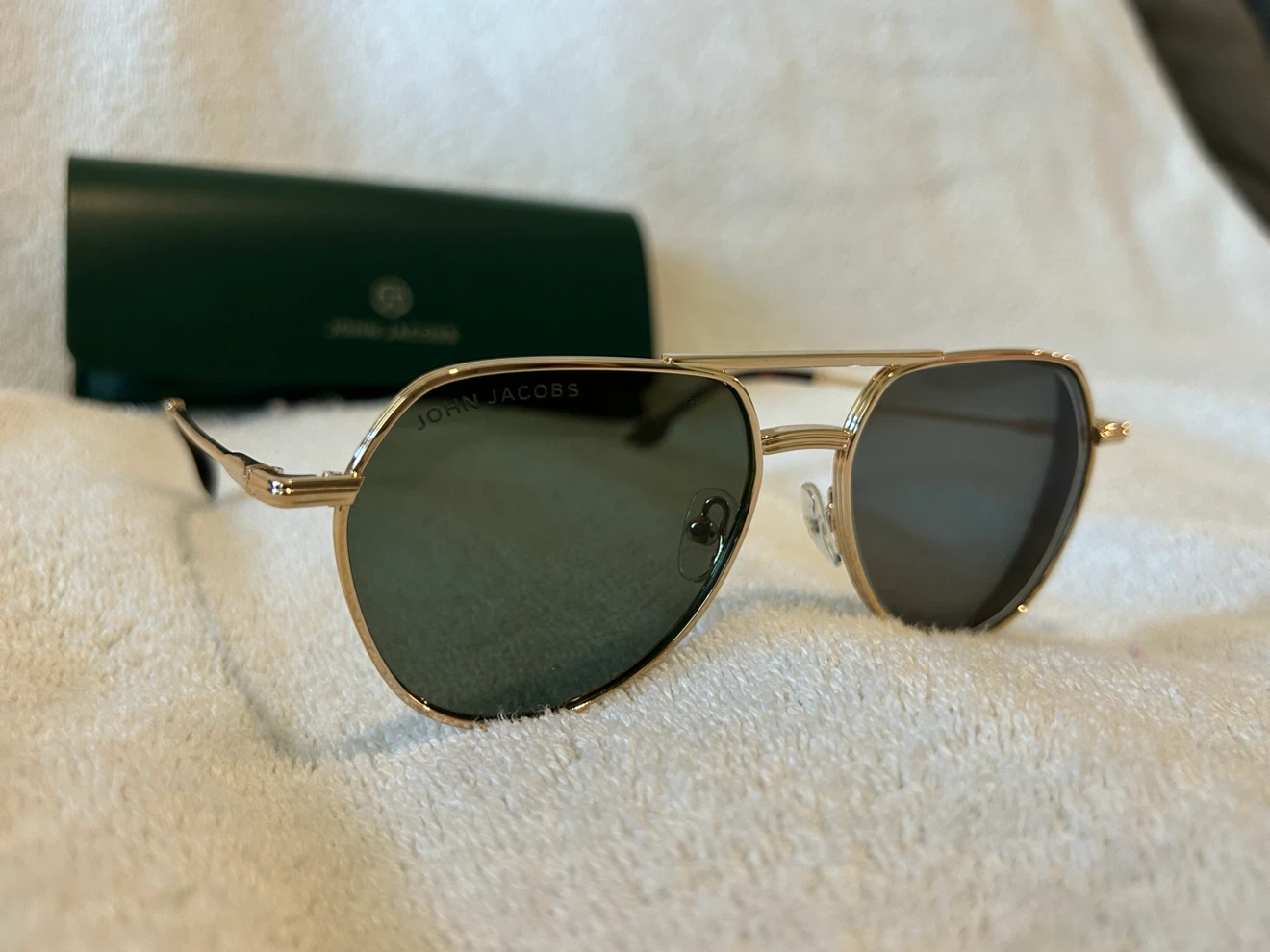 John Jacobs Aviator Sunglasses. - photo 2