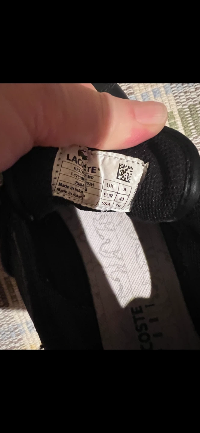 Lacoste Black Leather Sneakers - photo 2