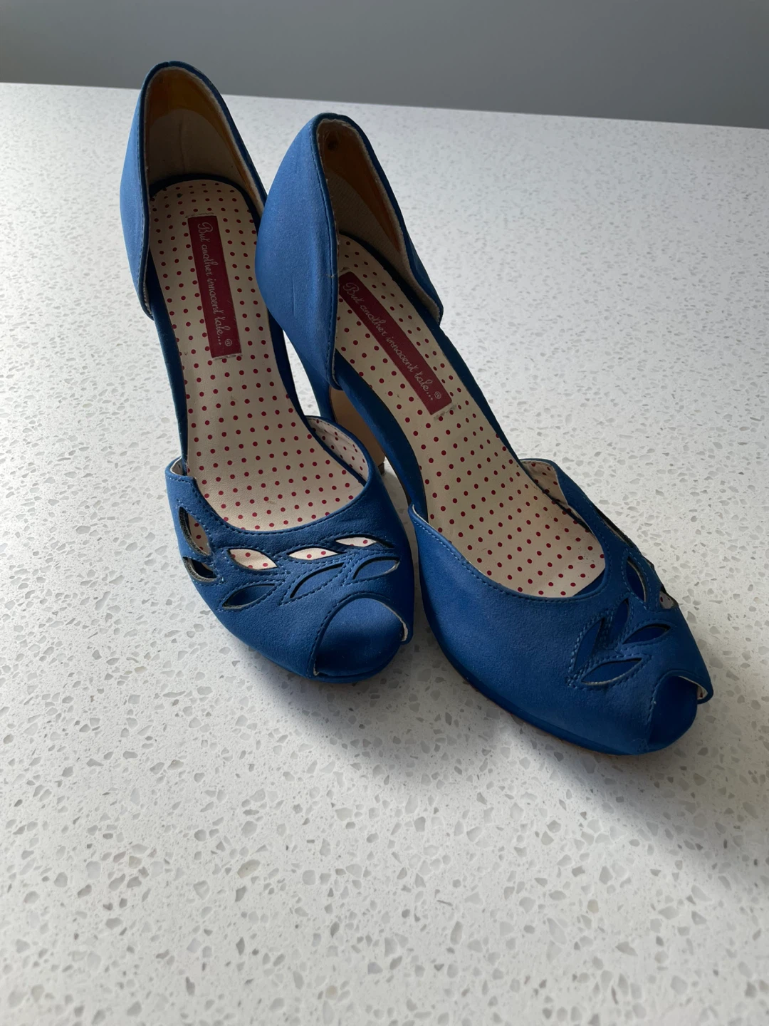 b.a.i.t peep toes heels size 7 - photo 2