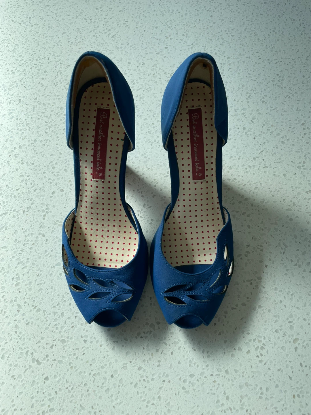 b.a.i.t peep toes heels size 7 - photo 3