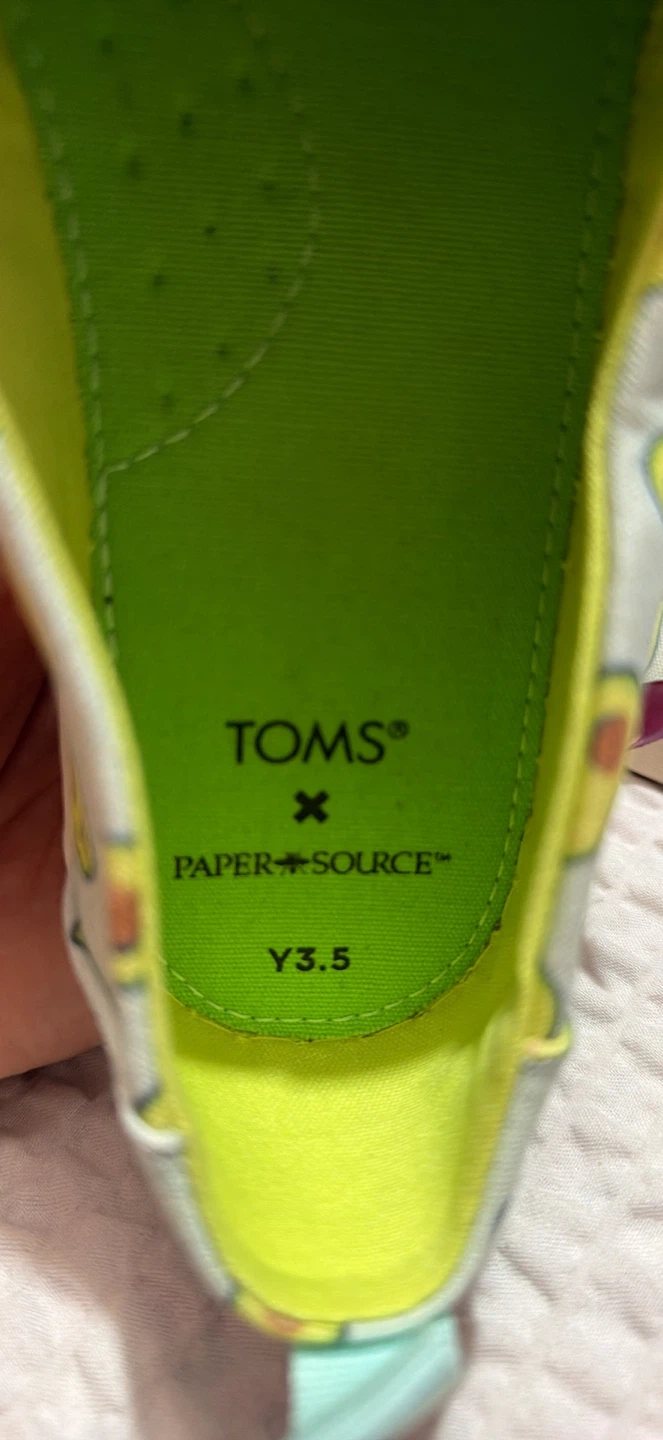 TOMS x Paper Source Avocado Shoes Youth 3.5 - photo 3