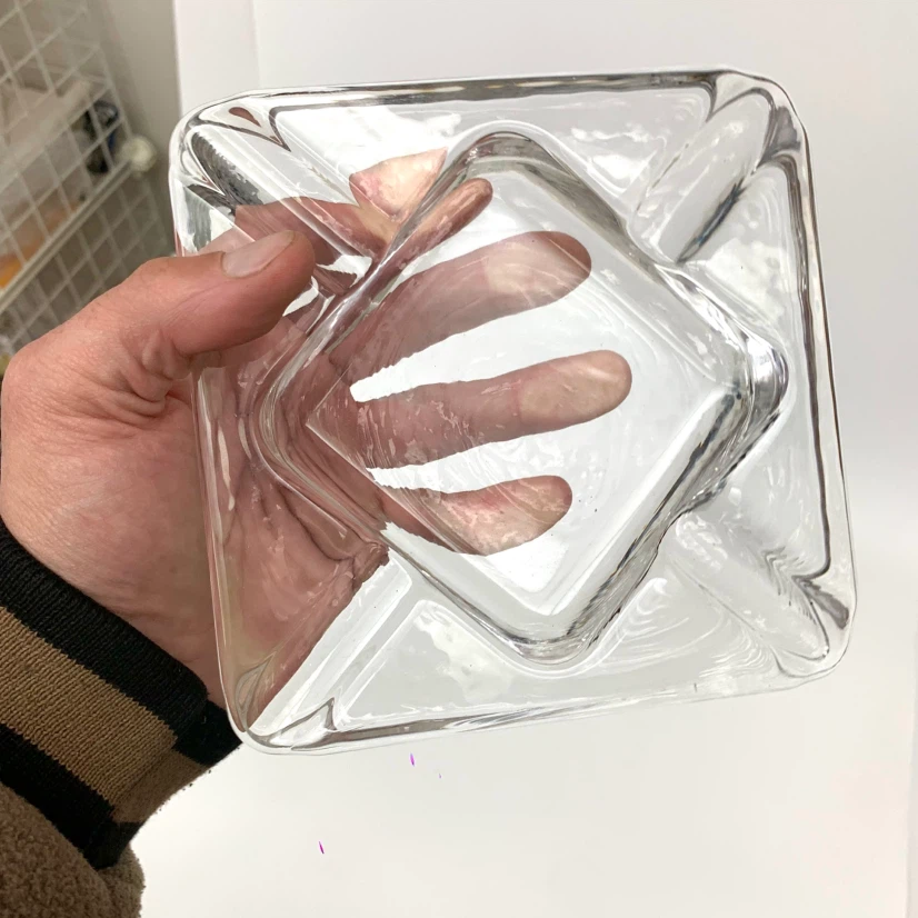 Clear Glass Ashtray - photo 4
