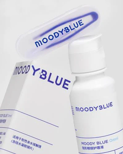 MOODY BLUE Omni Contact Lens Solution
